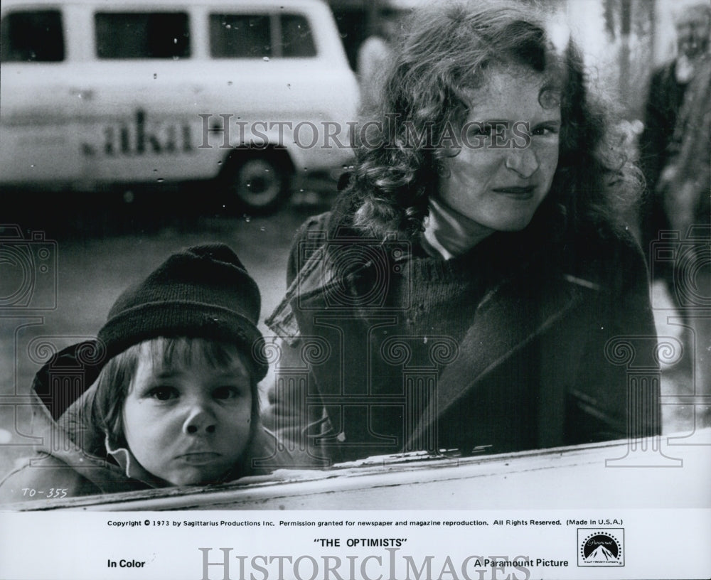 1973 Press Photo &quot;The Optimists&quot;Donna Mullane &amp; John Chaffey - Historic Images