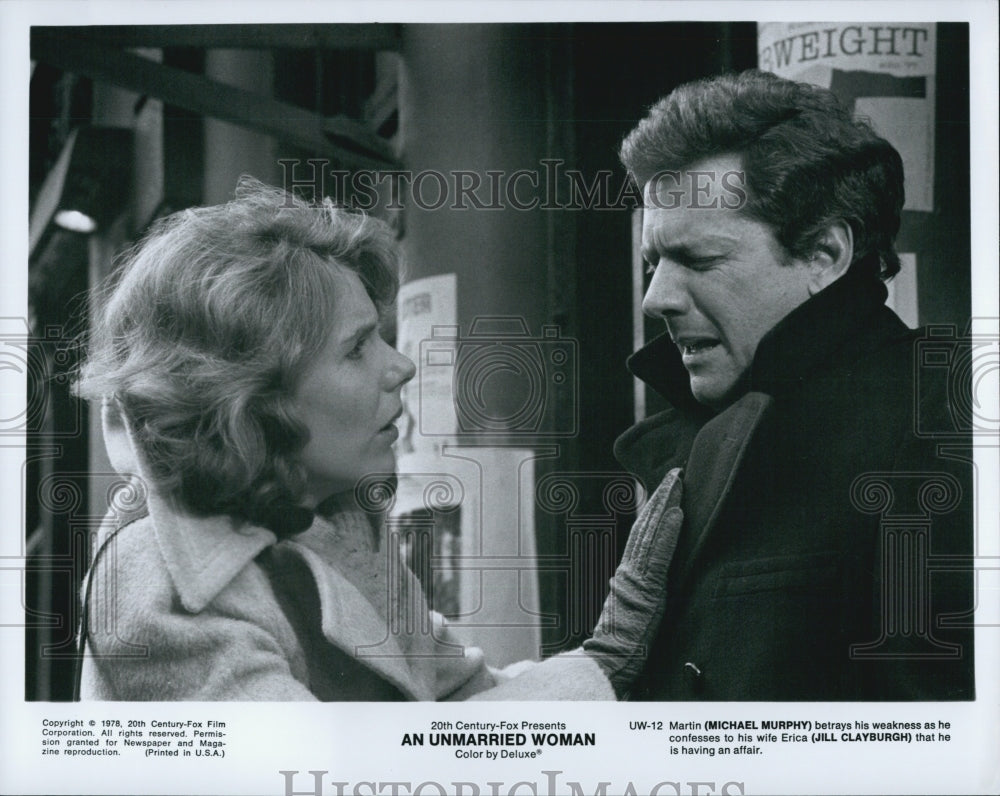 1978 Press Photo &quot;An Unmarried Woman&quot; Jill Clayburgh, Michael Murphy - DFPG89527 - Historic Images