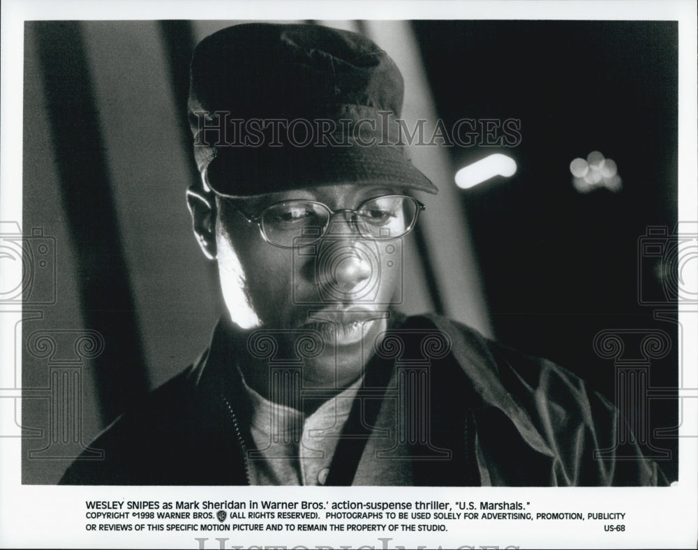 1998 Press Photo  "U.S. Marshals"  starring Wesley Snipes - Historic Images