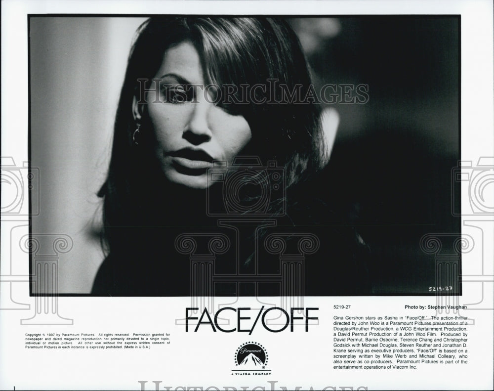 1997 Press Photo &quot;Face/Off&quot;  starring  Gina Gershon - Historic Images