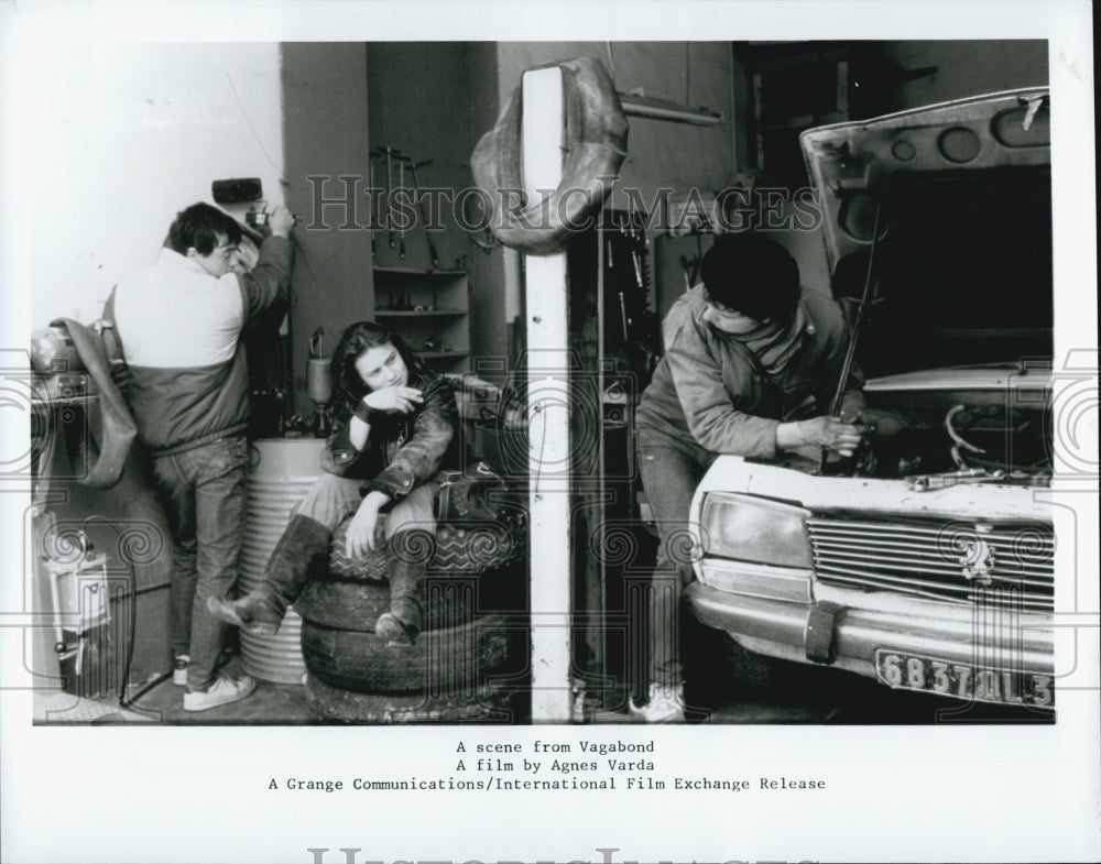 1985 Press Photo &quot;Vagabond&quot; starring Sandrine Bpnnaire - Historic Images