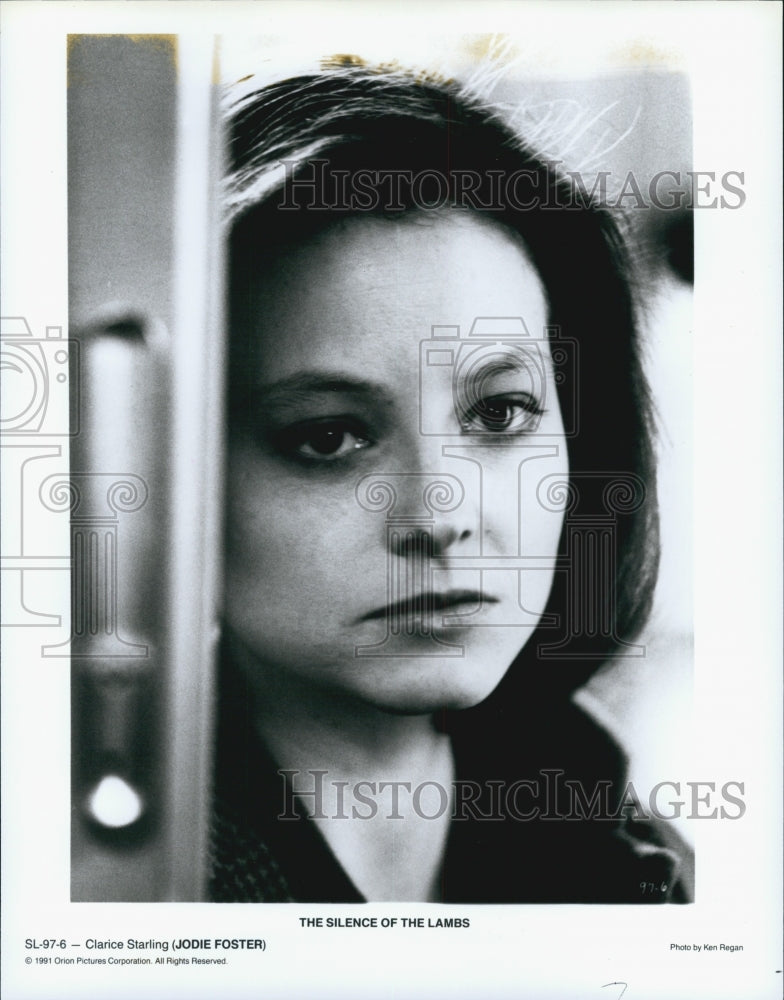 1991 Press Photo &quot;The Silence of the Lambs&quot; Jodie Foster - Historic Images