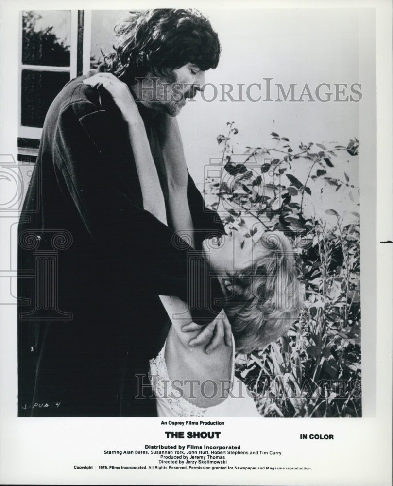 1979 Press Photo "The Shout" Alan Bates, Susannah York - Historic Images