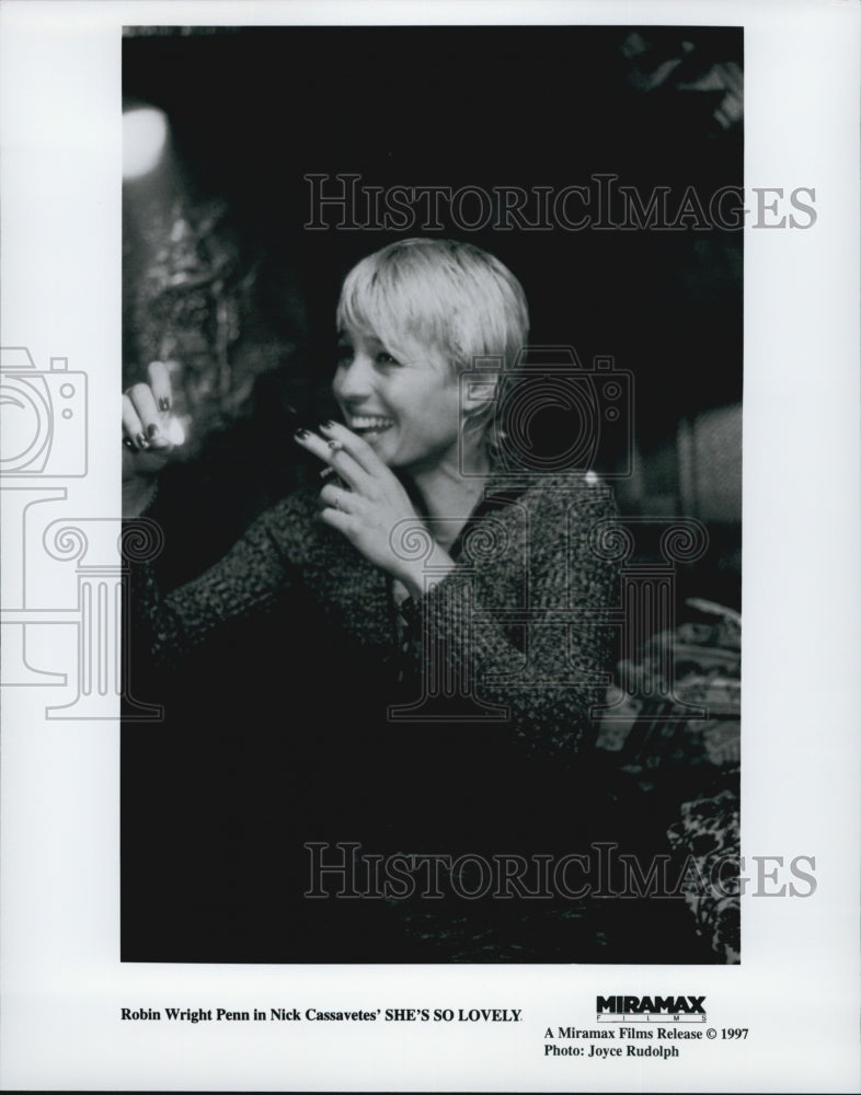 1997 Press Photo Robin Wright Penn Stars In She's So Lovely - Historic Images