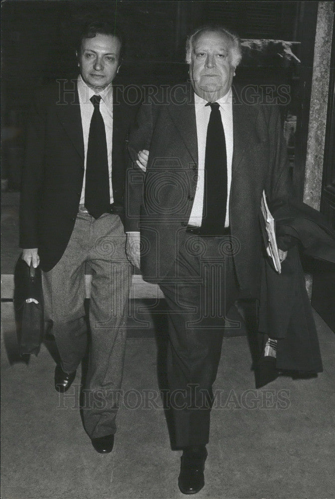 1976  Victor Max Milka (R) &amp; his lawyer G.Colino - Historic Images