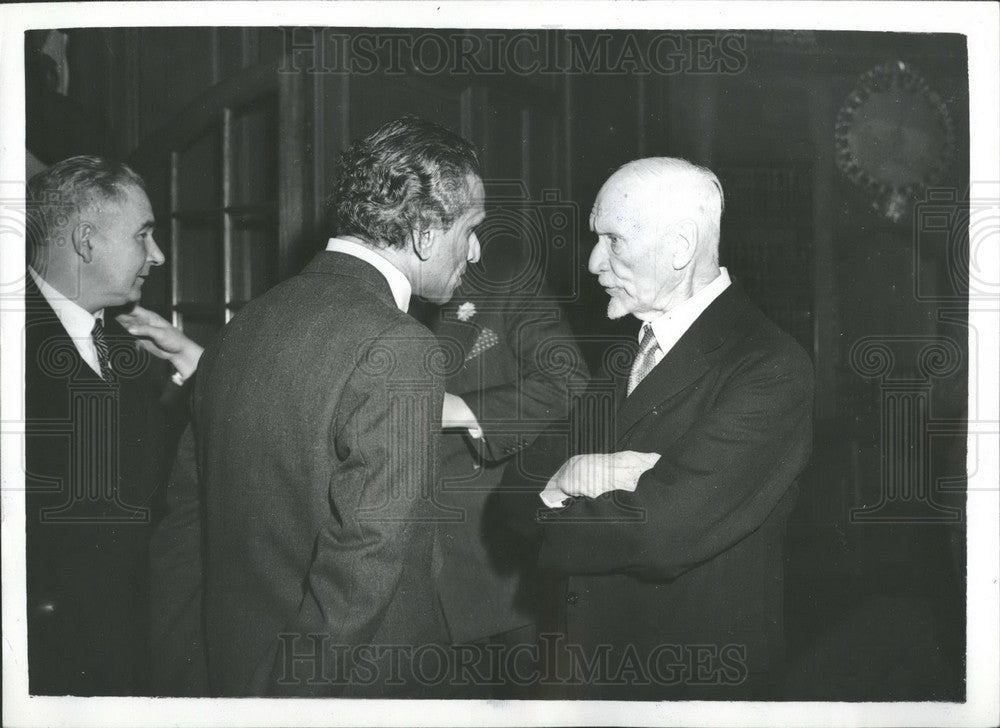 1949 India High Commissioner Krishna Menon, Leif Egeland-Historic Images