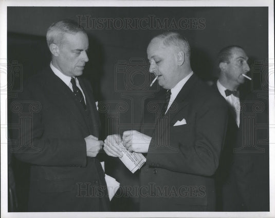 1957 Press Photo Christian Pineau at UN - Historic Images