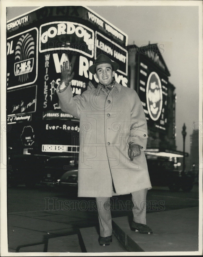 1954 Jean Snyers of Belgium European Featherweight Champ - Historic Images