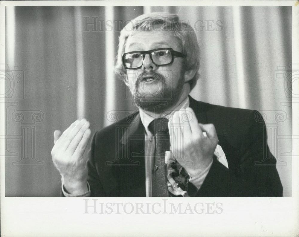 1981 Bill Pitt, Candidate In The Croydon By-Election-Historic Images