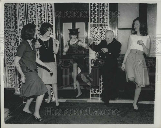 1962 First Rehearsal of Debs In a Marathon Twist Session - Historic Images