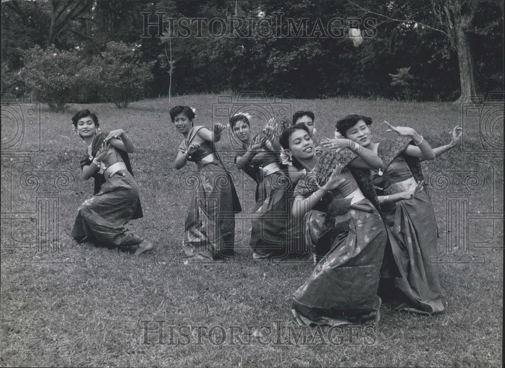 Women Perform Ancient Dance Finger Movements-Historic Images