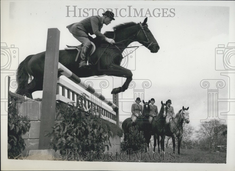 1959 Press Photo Show Jumpers, Arundel Castle, Norfolk - Historic Images