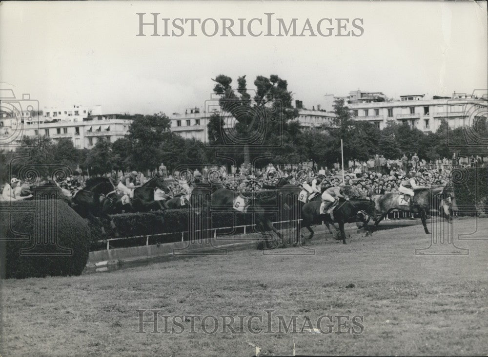 1955 Grand Steeplechase, Paris, Auteuil Race Course - Historic Images