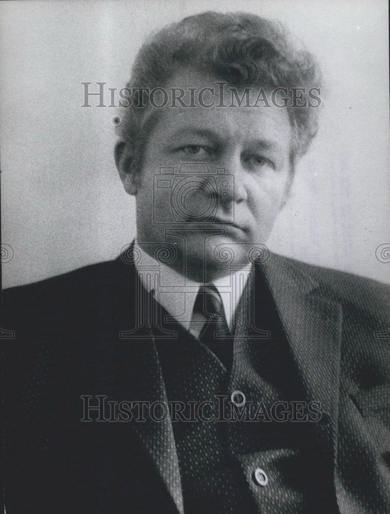 The Minister Of Defence Georg Leber:-Historic Images