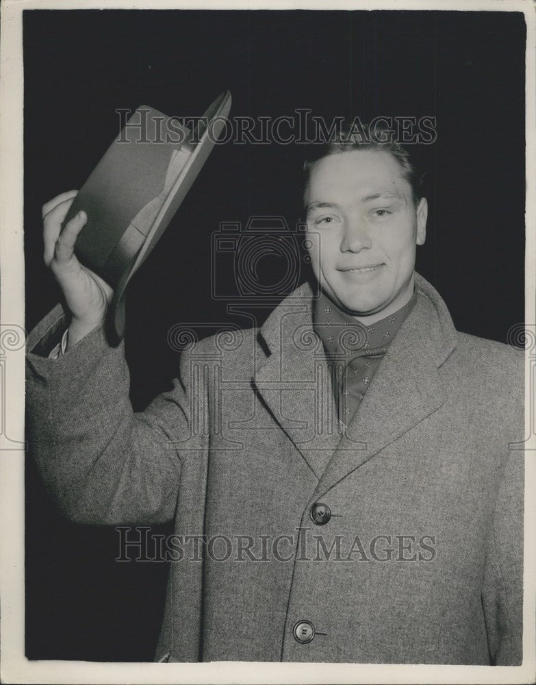 1952 Press Photo Boxer Werner Wiegand-Historic Images