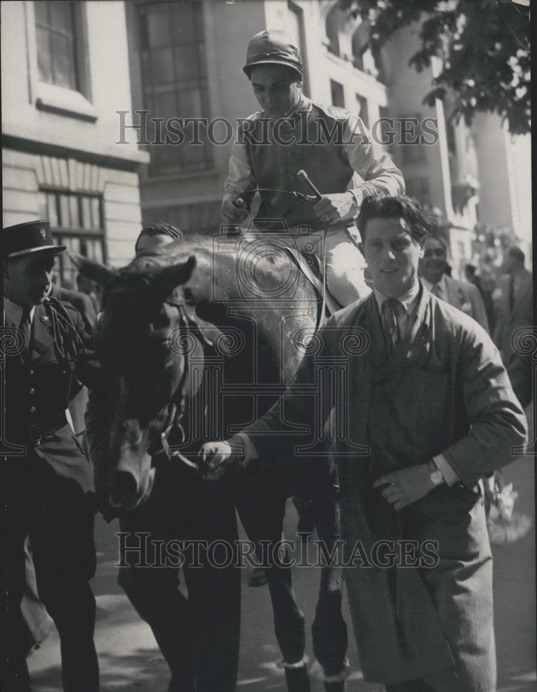  Pharamond III Horse Ridden By Maschio Winner Grand Steeplechase - Historic Images