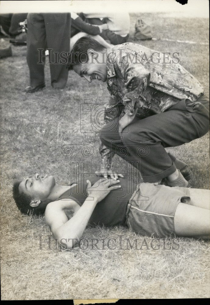 Press Photo El Mabrouk,French track star - Historic Images