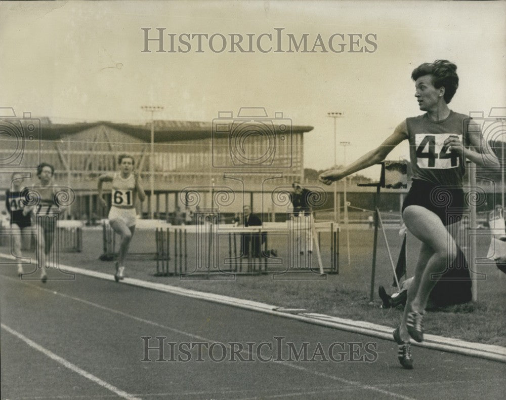 1968 Press Photo Vera Nikolic Winning The Final Of 800 Meter Race Crystal Palace-Historic Images