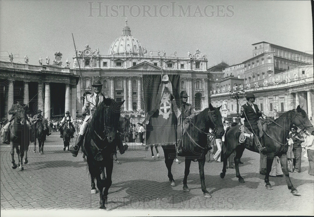 1975 Italian Cowboys of  Tuscany in the Center Italy - Historic Images