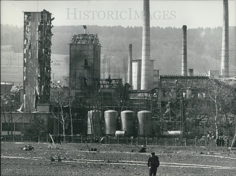 1969  Explosion in a Blasting-Powder Factory 9 Dead and 40 Injured - Historic Images