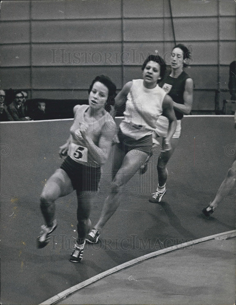 1972 Press Photo  Inge Bodding, of West Germany, is seen leading the field - Historic Images