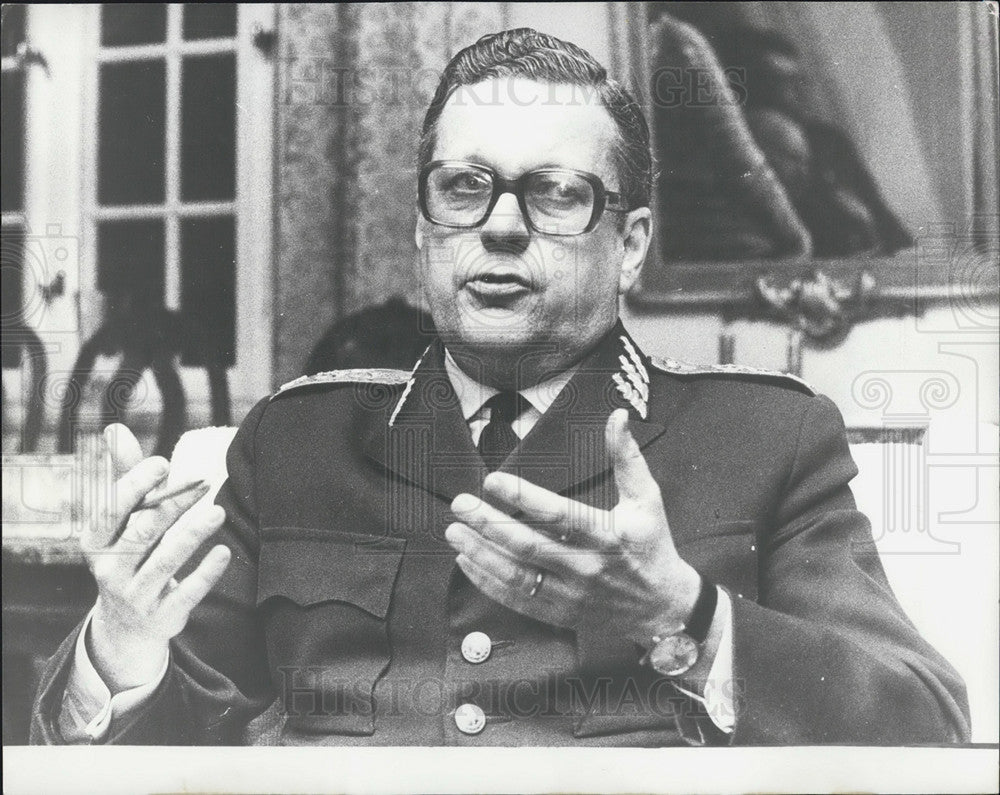 1974 Swedish General Bengt Liljestrand Made UN Forces Chief - Historic Images
