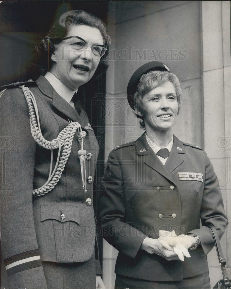 1971, Colonel Jeanne M. Holm &amp; Air Commodore Philipa F. Marshall - Historic Images