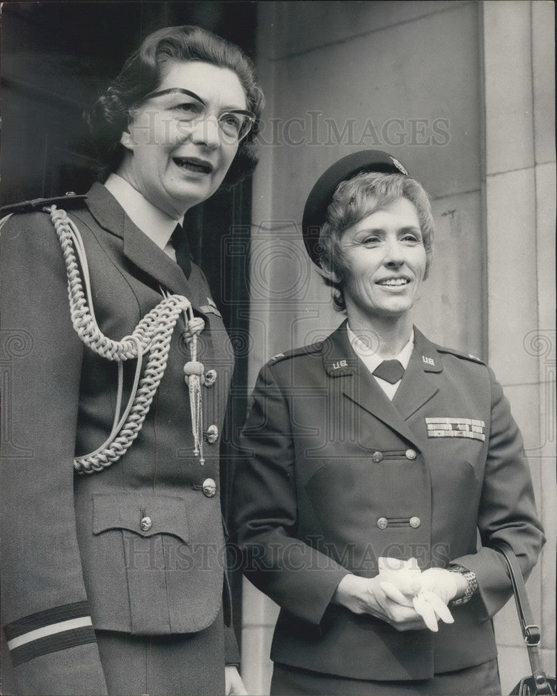 1971, Colonel Jeanne M. Holm &amp; Air commodore Philippa F. Marshall - Historic Images