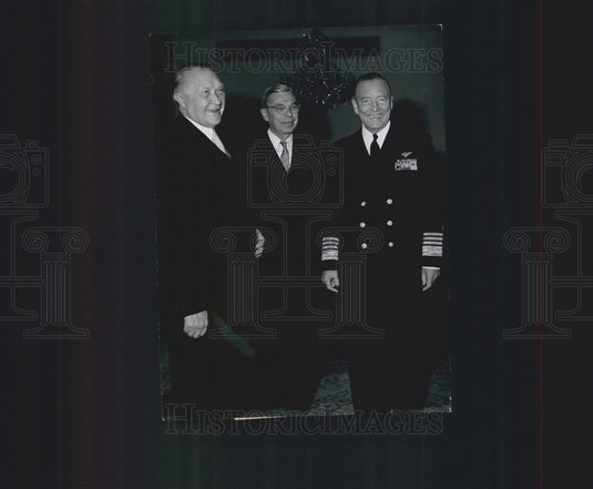 1956 Chiefs Of Staff Chairman Admiral Arthur Radford Germany Visit - Historic Images