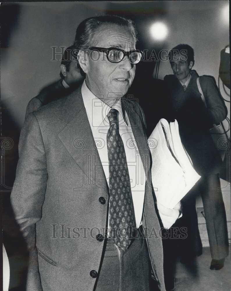 1974 Ugo La Malfa at Chigi Palace - Historic Images