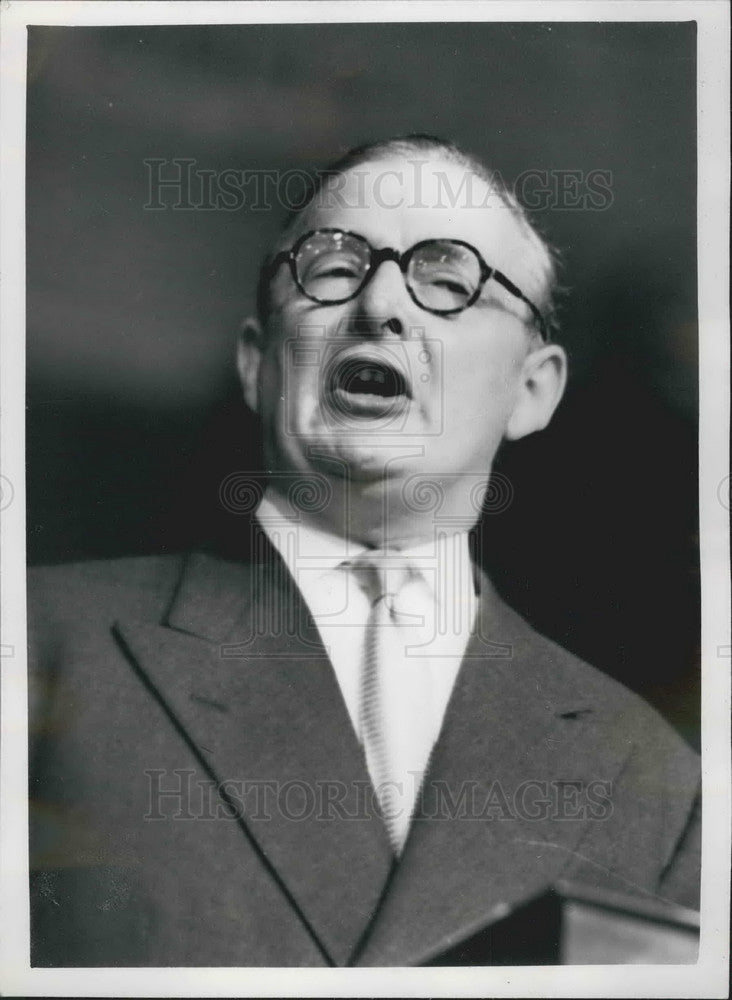 1957 Press Photo Foreign Secretary Mr. Selwyn Lloyd - KSB00383-Historic Images