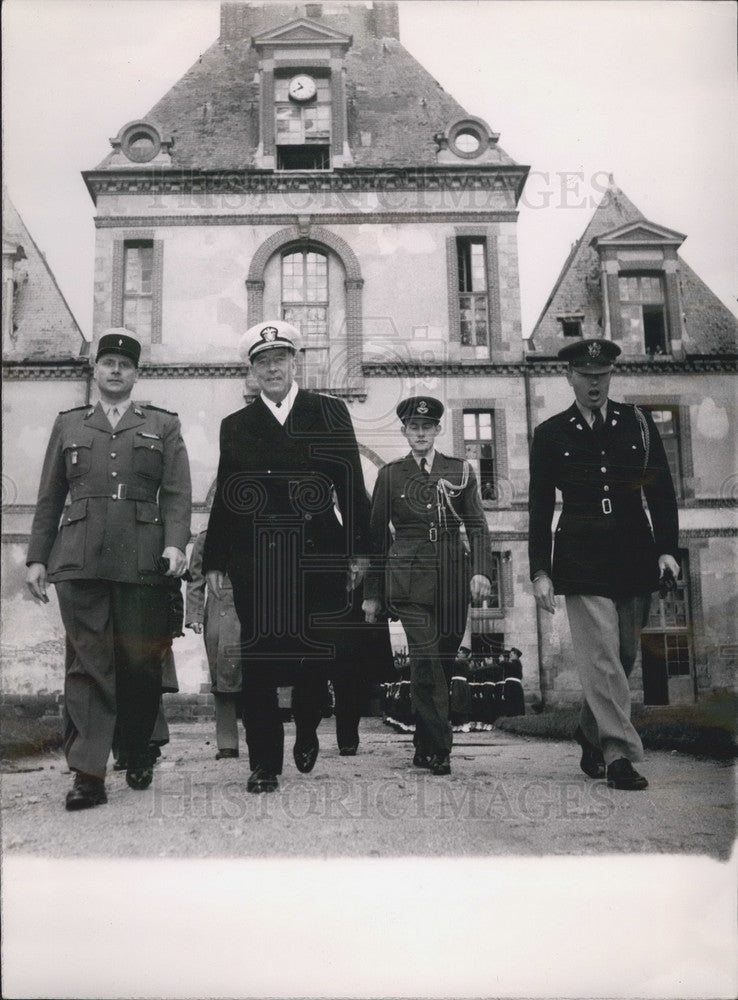 1953 Press Photo Marshall Juin &amp; Admiral Radford - KSB00427-Historic Images