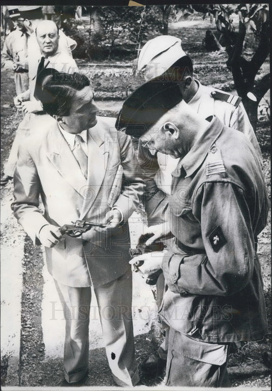 1956 M. Mac Lejeune French Minister of Armed Forces  - Historic Images