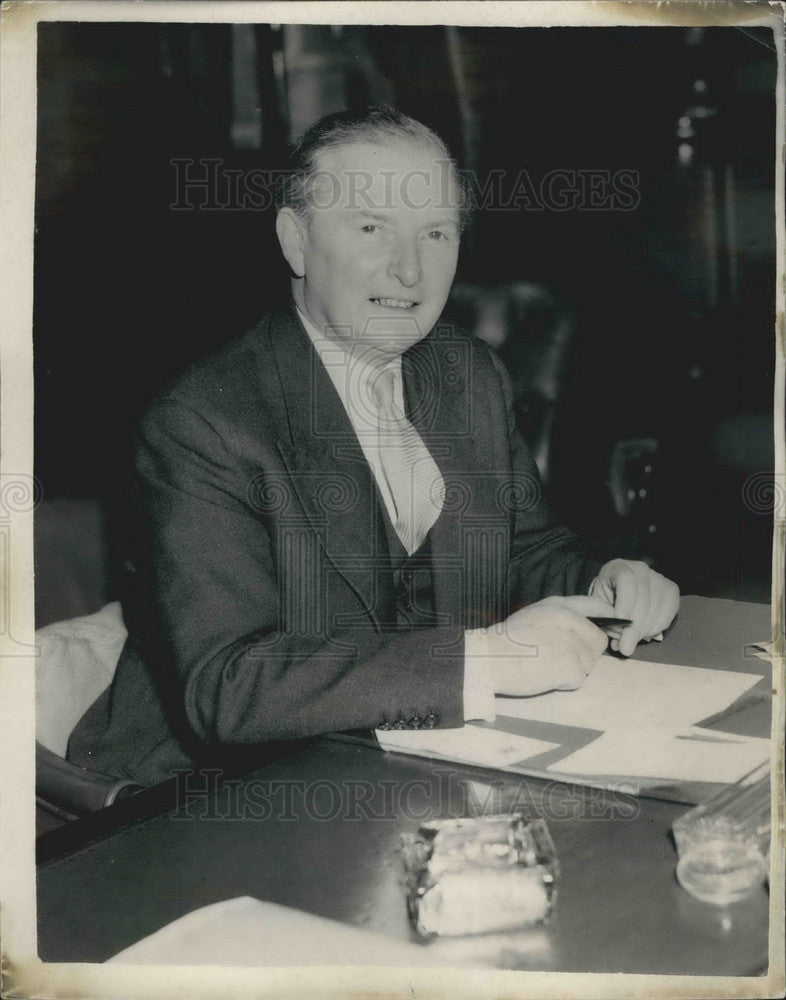 1955 Press Photo Britain&#39;s New Foreign Secretary,Mr. Selwyn Lloyd - KSB00519-Historic Images