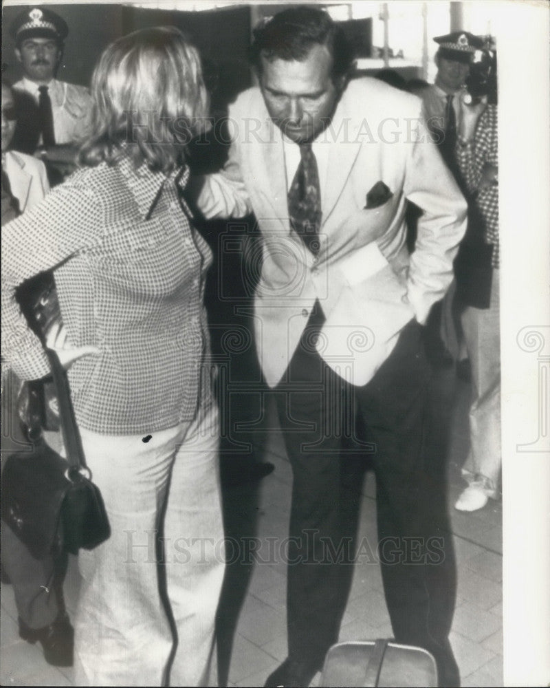 1974 John Stonehouse and his wife Barbara - Historic Images