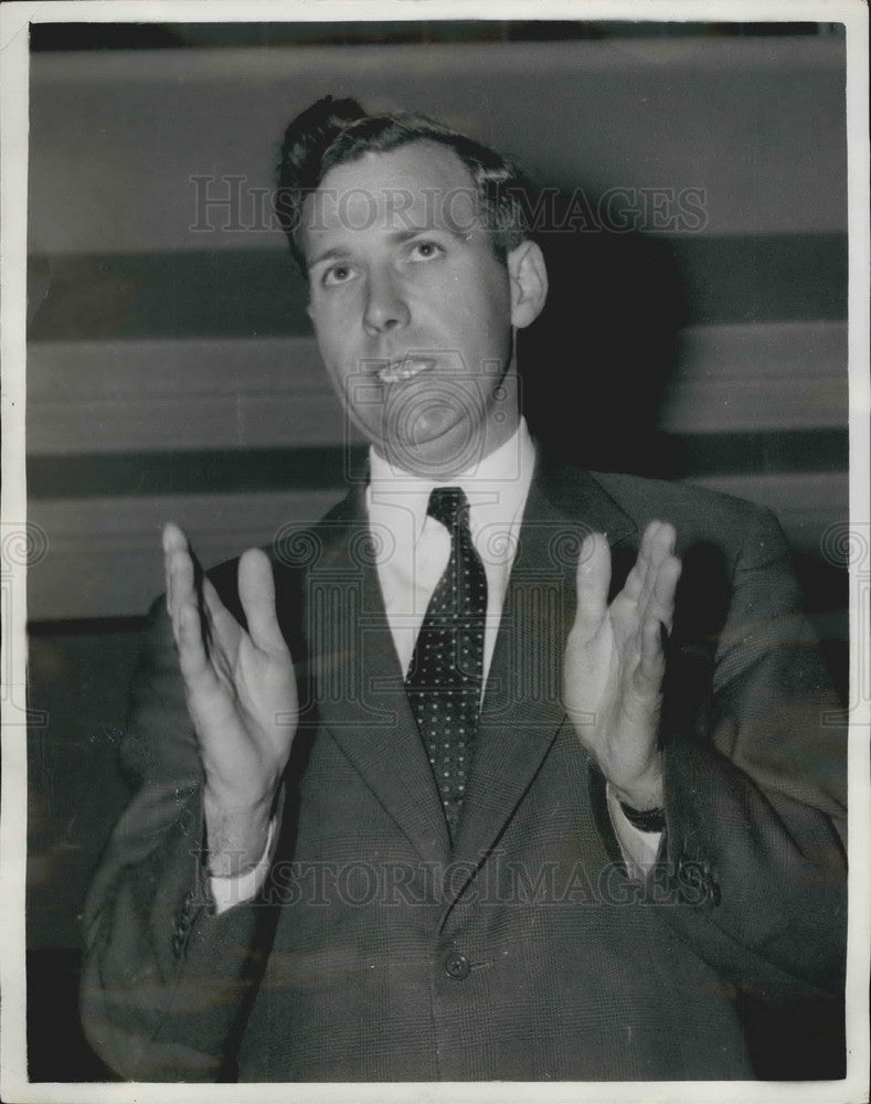 1959 Press Photo Mr. John Stonehouse M.P. ,deported from Nothern Rhodesia-Historic Images