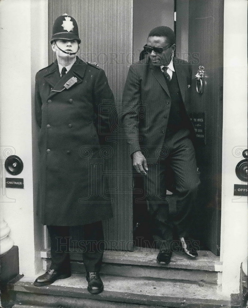 1972 Press Photo Ghana Premier Kofi Busia - Historic Images