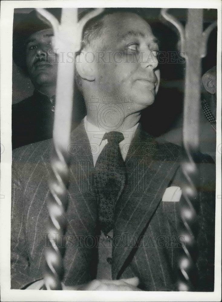 1957 Press Photo James Swinburn,manager of the Arab News Agency - KSB00669-Historic Images
