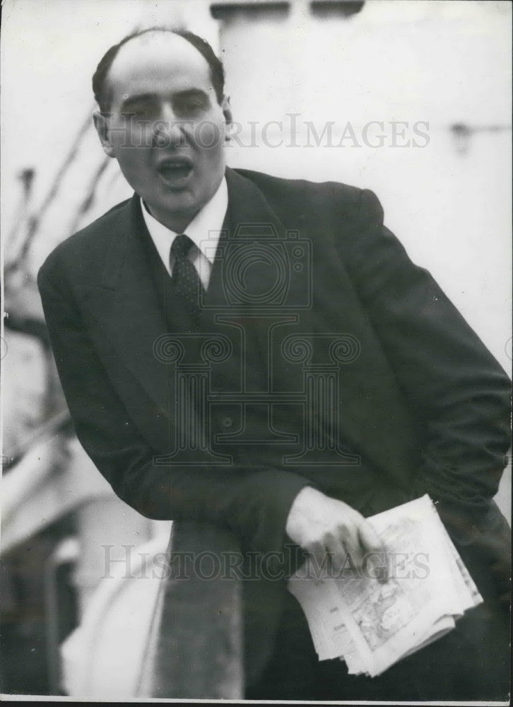 1947 Britain's food minister ,Mr. John Strachev - Historic Images