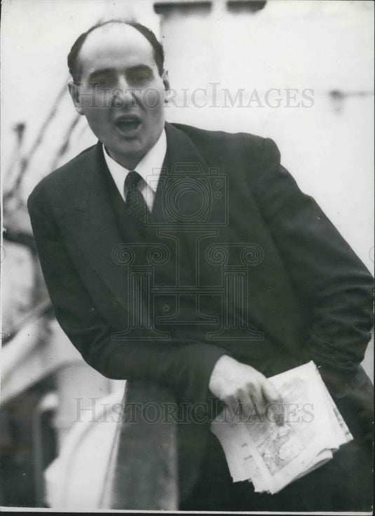 1947 Britain's food minister ,Mr. John Strachev - Historic Images