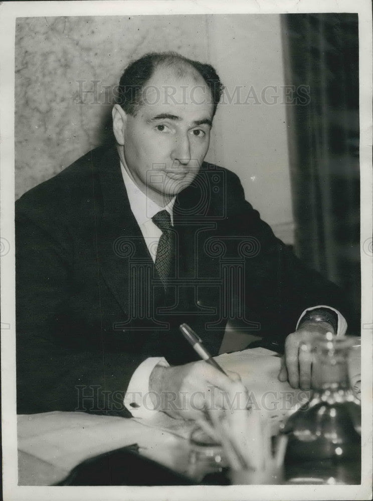 Press Photo Britain&#39;s food minister ,Mr. John Strachey - KSB00703-Historic Images