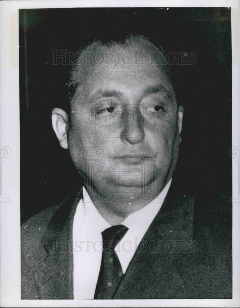 1963 Press Photo Italian Minister of Public Works, Fiorentino Sullo - Historic Images