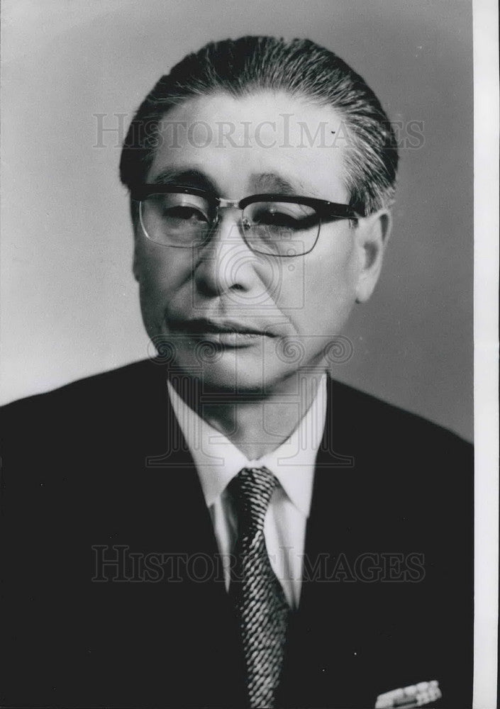 Press Photo Jitsujiro Suzuki: President of Suzuki Motors - Historic Images