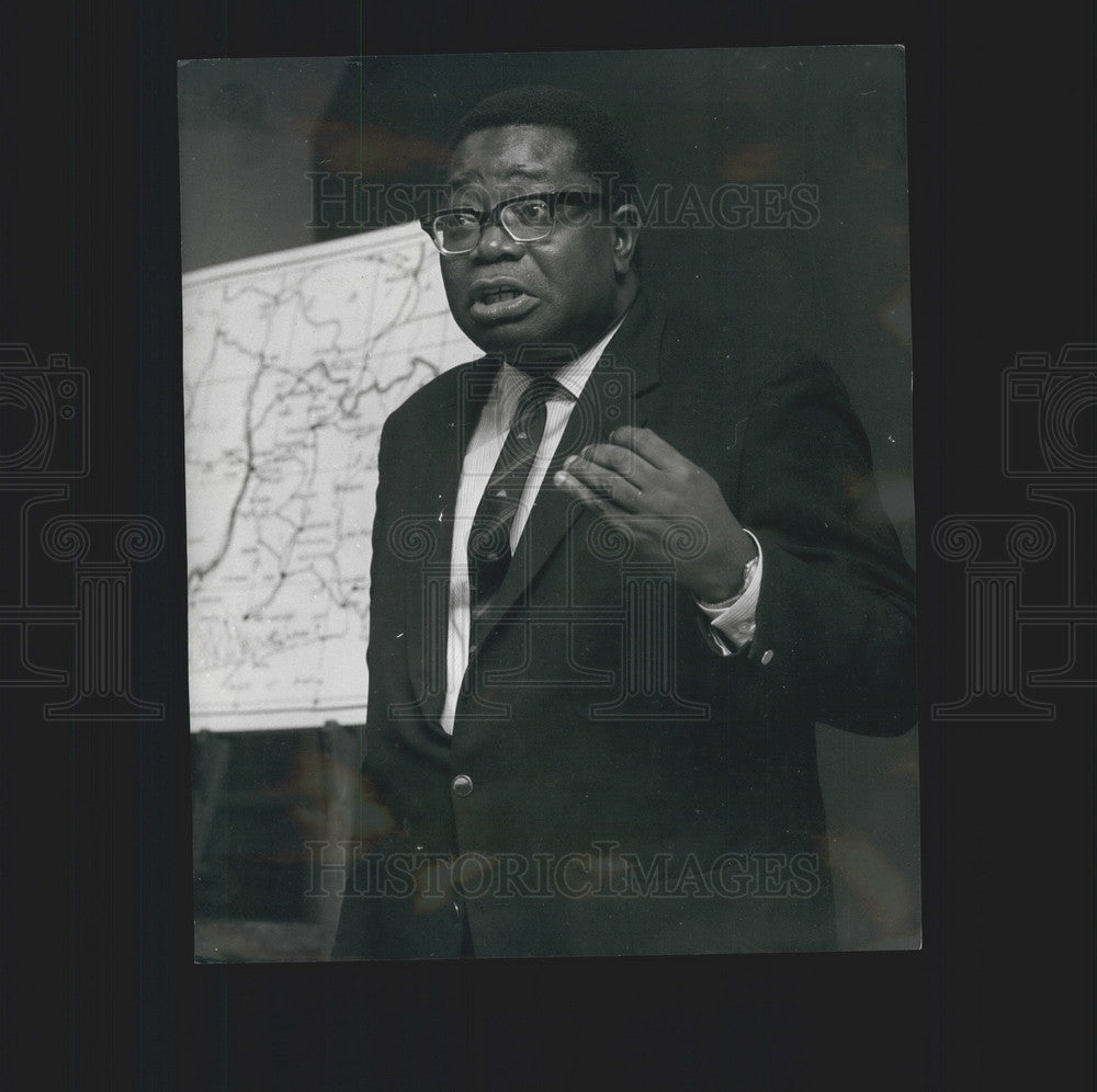 1968 Press Photo Mr. Mojekwu/Biafran Home Affairs Minister - KSB01417 - Historic Images
