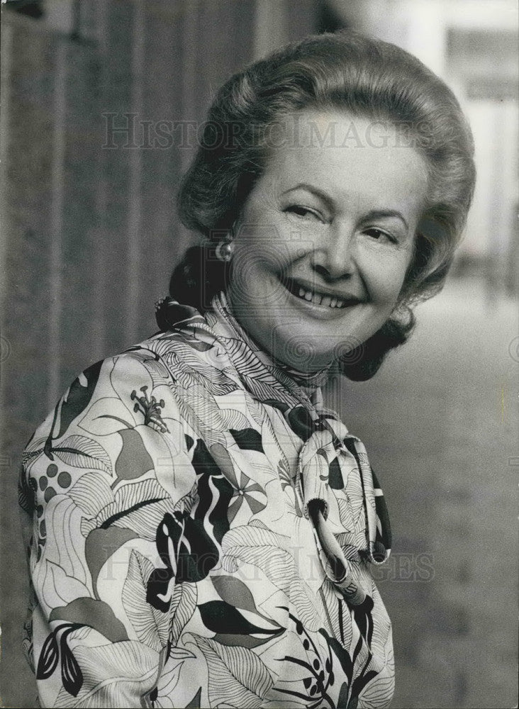 1971 Press Photo Actress Olivia De Havilland At National Film Theatre London - Historic Images