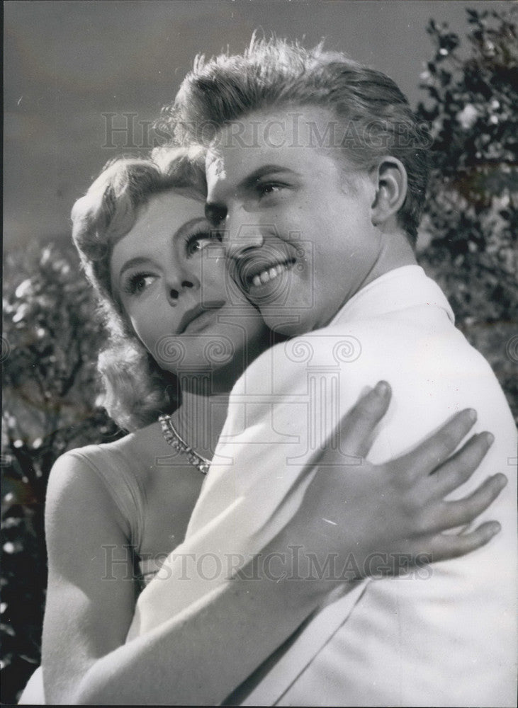 Press Photo Tommy Steele With Ballet Dancer/Actress June Laverick - KSB01785-Historic Images