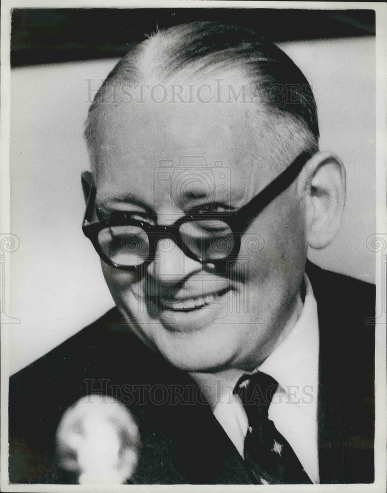 1961, Dirk Stikker, Secretary General Of NATO - KSB01823 - Historic Images
