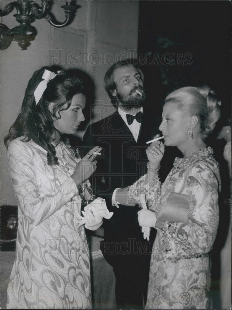 1967 Mike Marshall  with his famous mother actress Michele Morgan - Historic Images