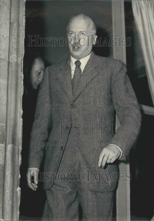 1958 Press Photo General Koenig, Elysee Palace, Paris - KSB02539-Historic Images