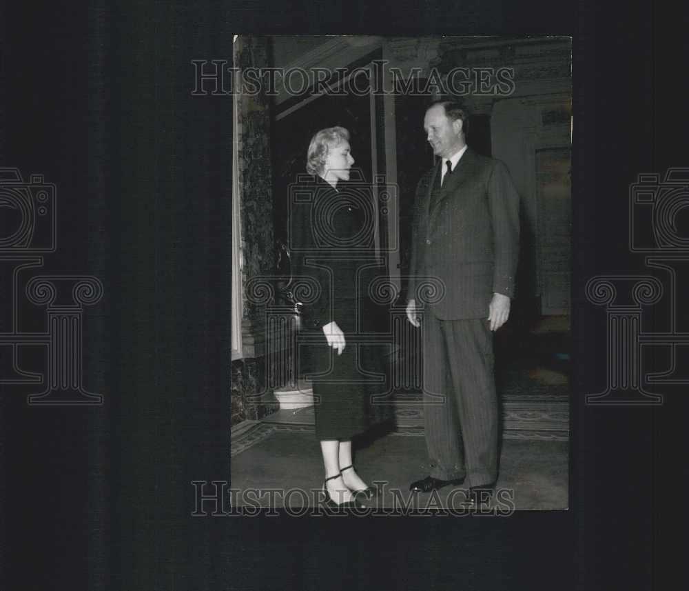  American Ambassador Claire Booth at U.S. Embassy in Paris - Historic Images